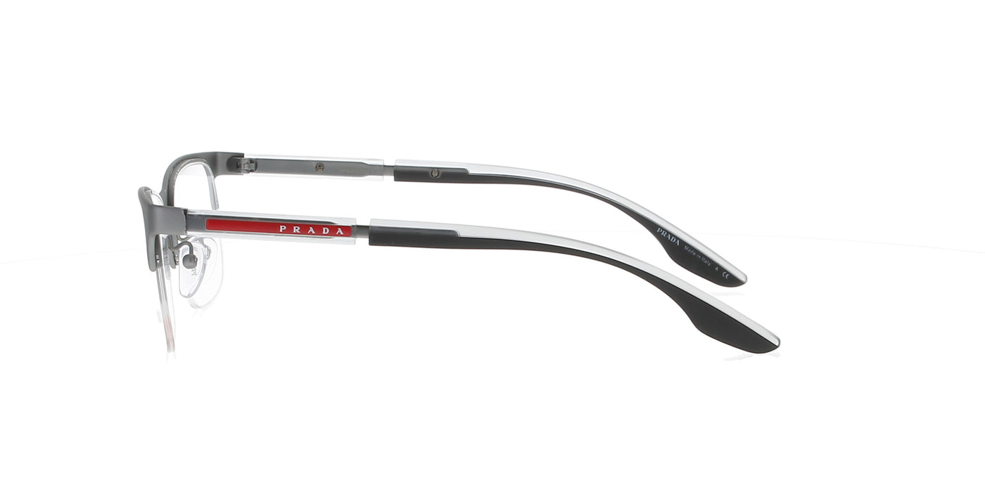 Silver Prada Sport Semi - Rimless Frame