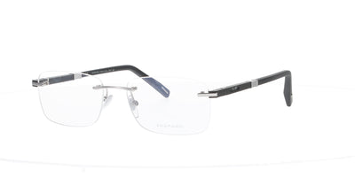 Rimless Silver and Carbon Fiber Chopard Frame