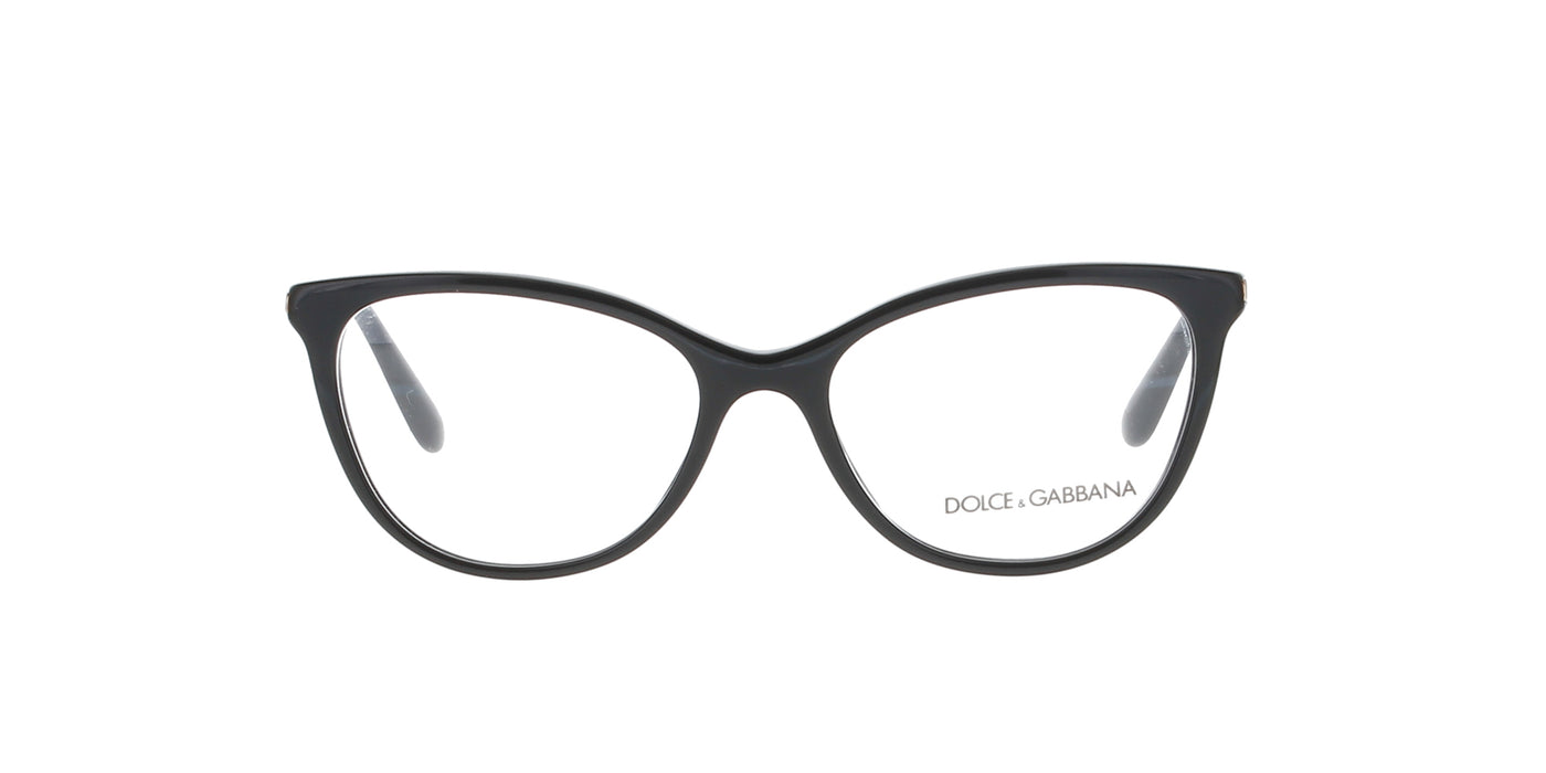 Shiny Black Cat Eye Dolce and Gabbana Frame