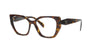 Havana Angular Prada Frame