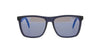 Square Matt Black and Blue Carrera Sunglasses