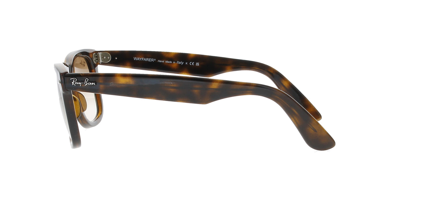 Polished Light Havana Rayban Ease Wayfarer Sunglasses