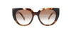 Cat-Eye Caramel Tortoise/Powder Prada Sunglasses