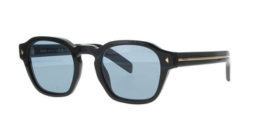 Shiny Black Polarised Prada Sunglasses