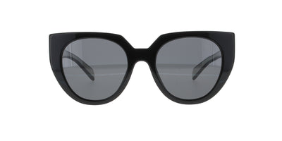 Cat-Eye Black/Talc Prada Sunglasses