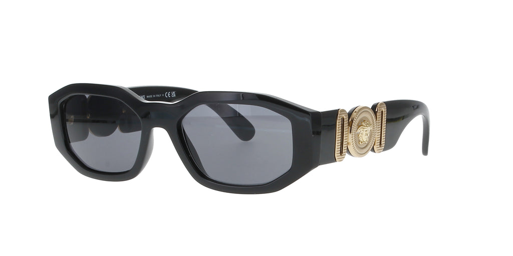 Shiny Black Medusa Sunglasses