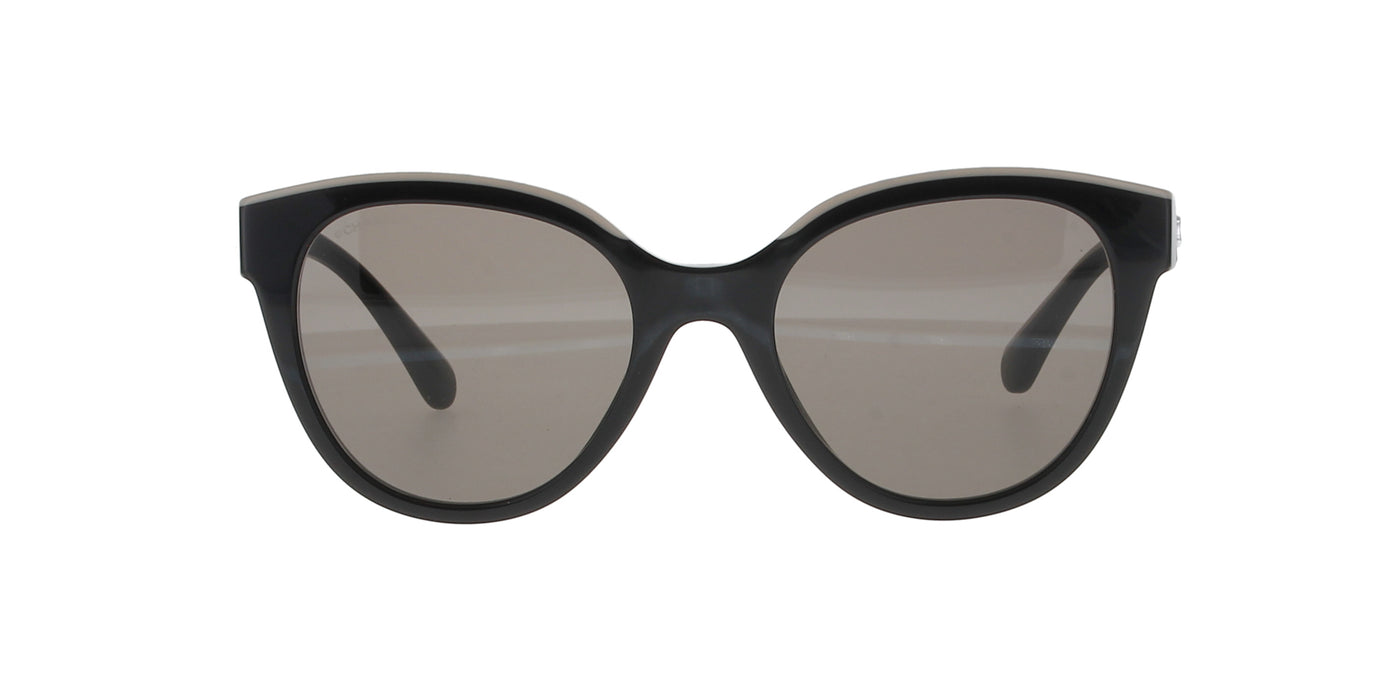 Black and Beige Butterfly Chanel Sunglasses