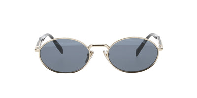 Gold Oval Prada Sunglasses