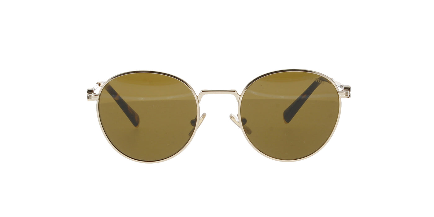 Gold Round Miu Miu Sunglasses