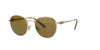 Gold Round Miu Miu Sunglasses