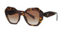 Tortoise Brown Butterfly Prada Sunglasses