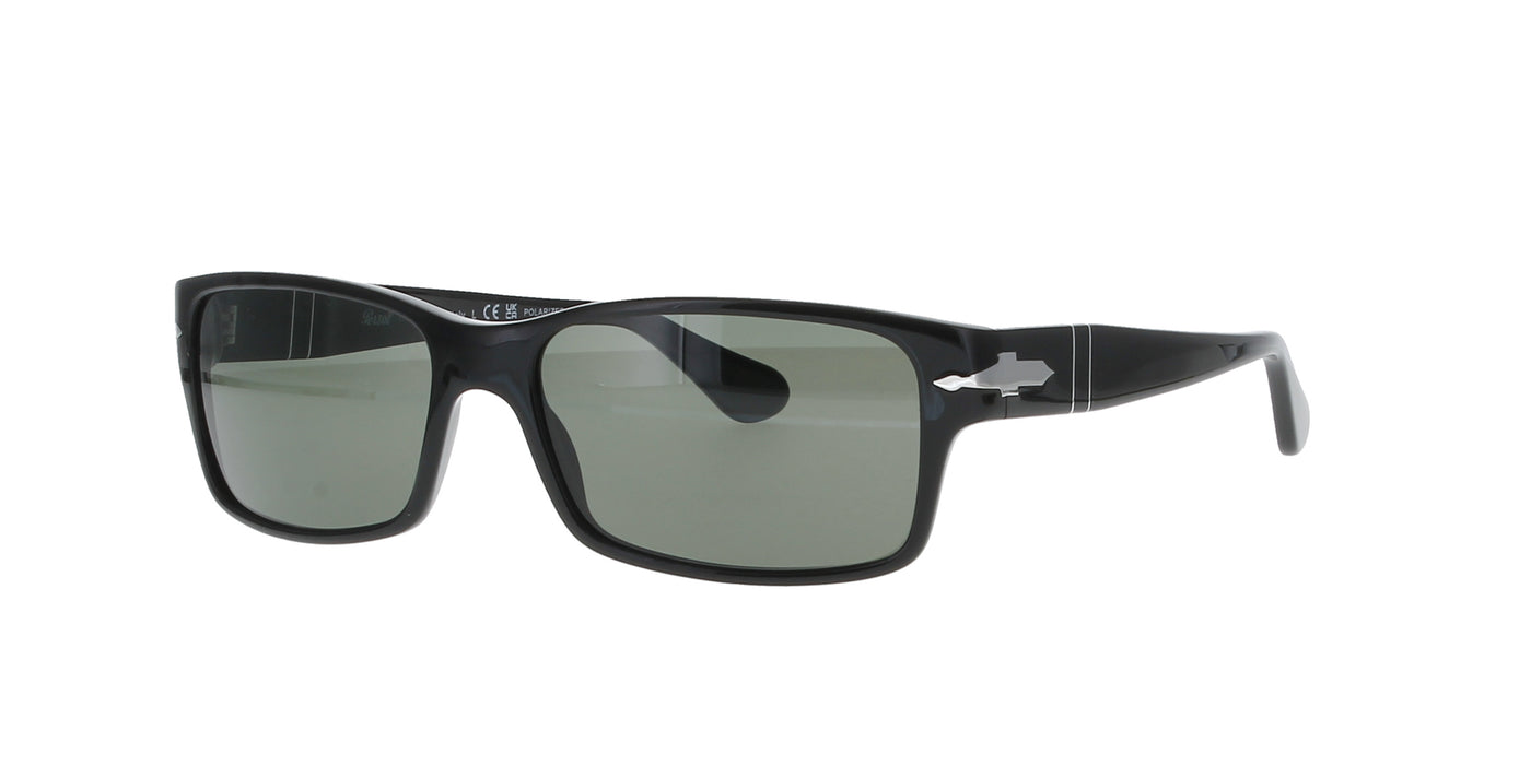 Shiny Black Polarised Persol Sunglasses