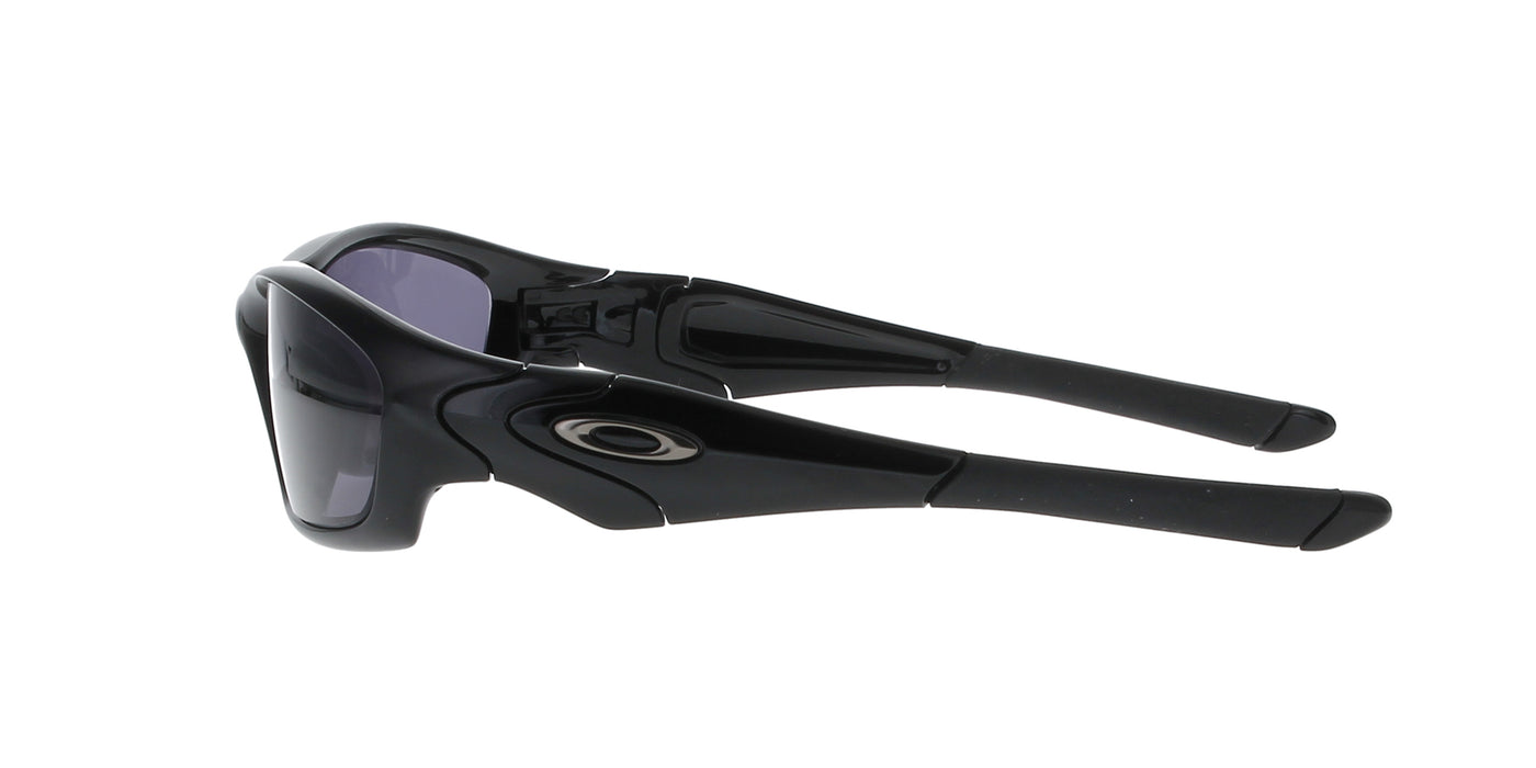 Shiny Black Oakley Straight Sunglasses