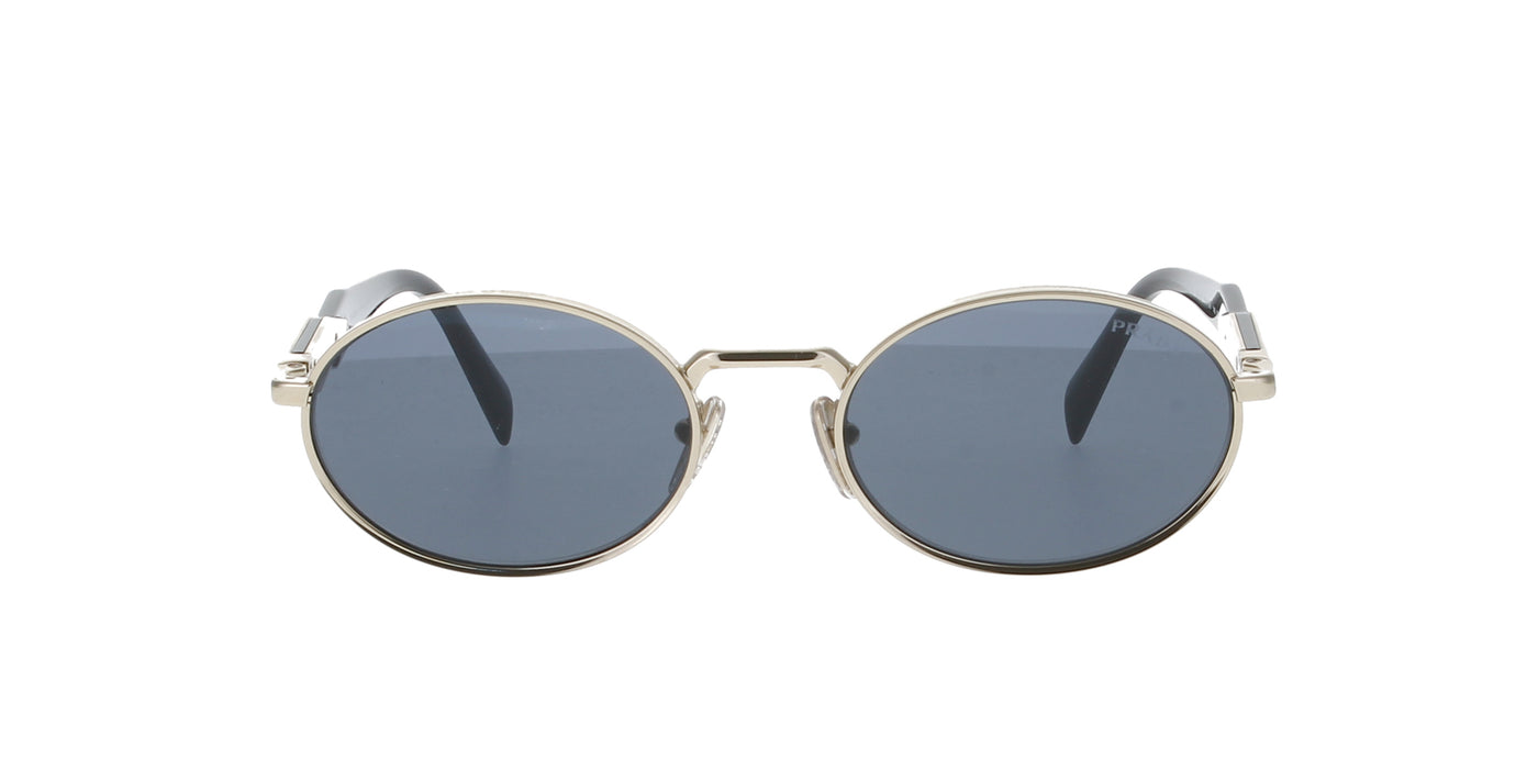 Gold Oval Prada Sunglasses