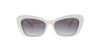 White and Pearl Cat Eye Chanel Sunglasses