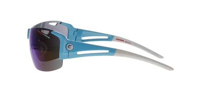 Blue Mirror Rimless Shield Carrera Sunglasses