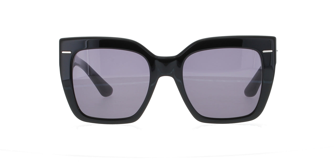 Glossy Black Square Calvin Klein Sunglasses