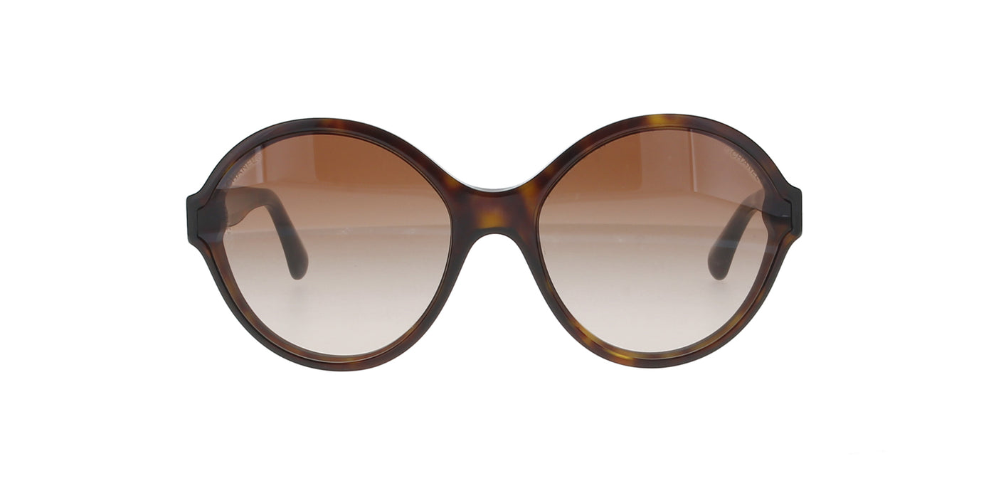 Dark Havana Round Chanel Sunglasses