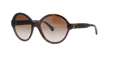 Dark Havana Round Chanel Sunglasses