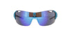 Mirrored Blue Rimless Shield Carrera Sunglasses