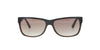 Brown Striped Rectangle Porsche Design Sunglasses