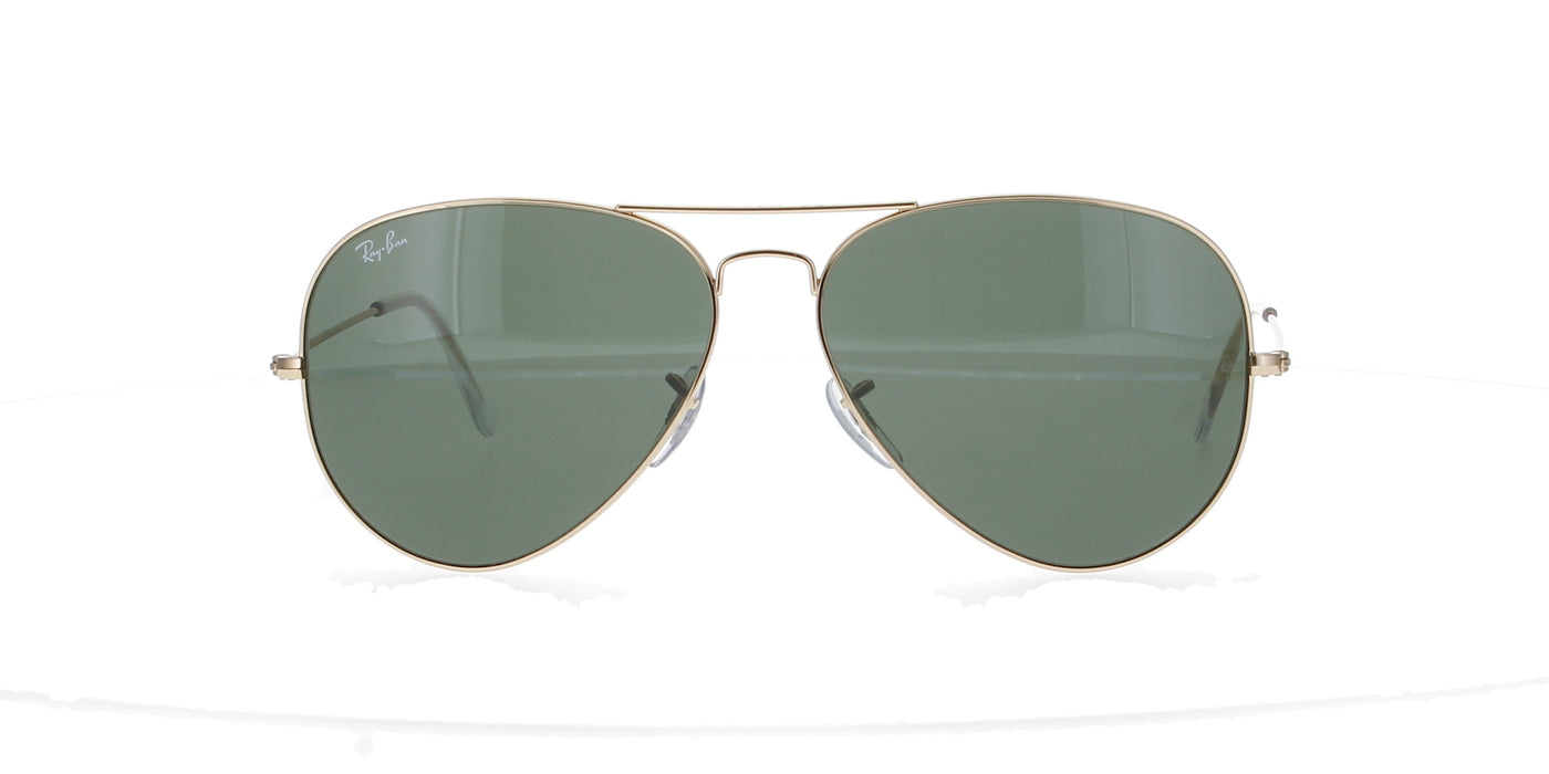 Gold Metal Rayban Aviator Sunglasses