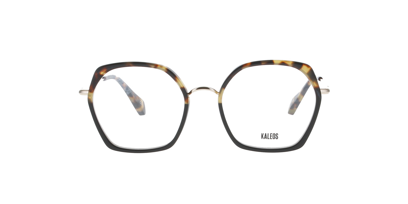 Havana Black and Gold Hexagonal Kaleos Frame