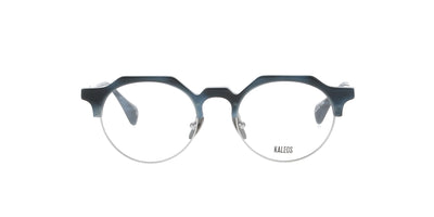 Blue Tortoiseshell and Stainless Steel Kaleos Frame