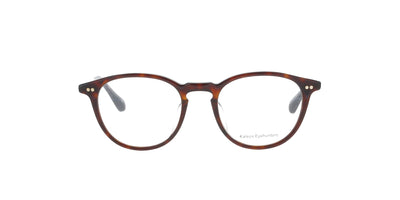 Dark Brown Tortoiseshell Round Kaleos Frame