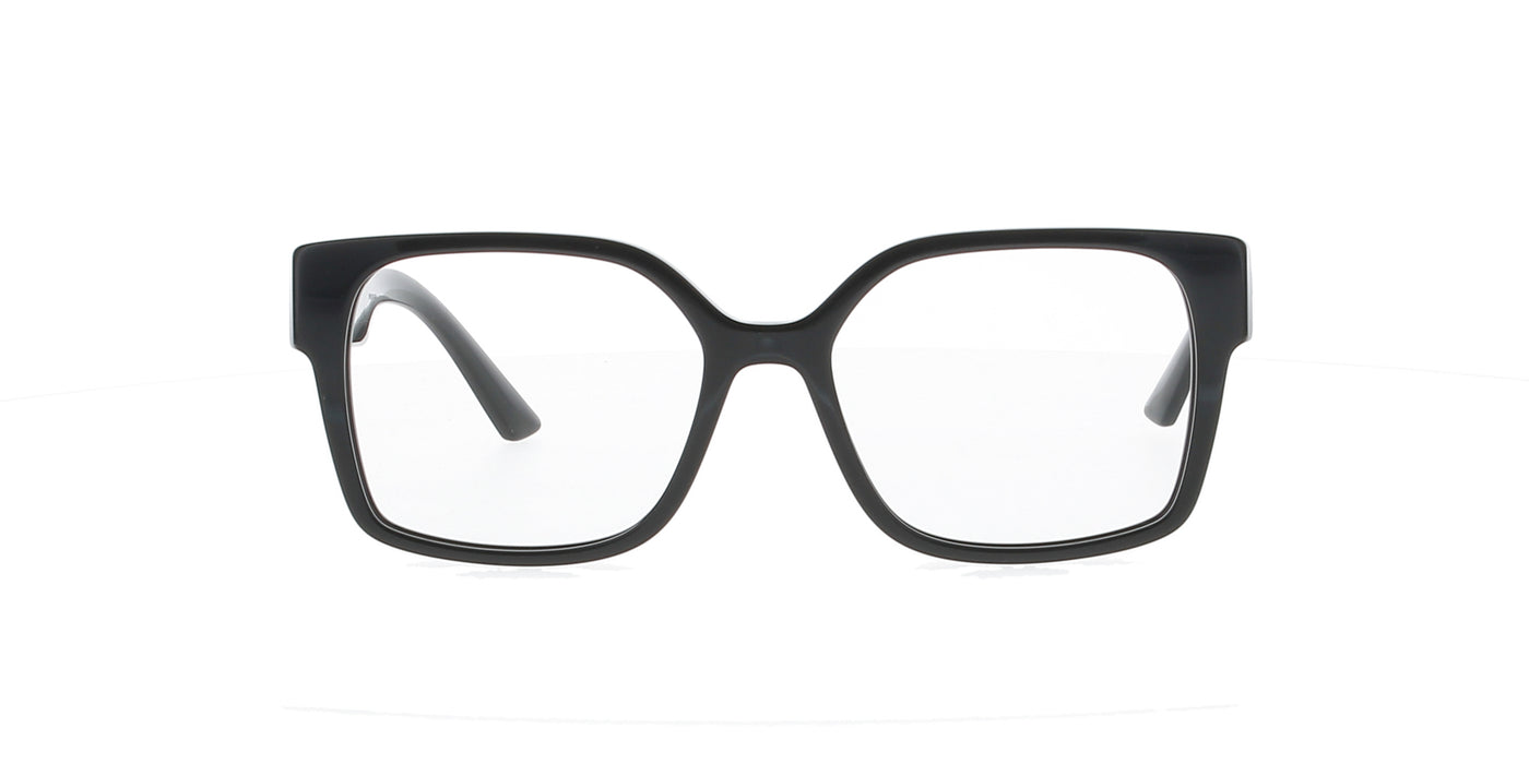 Shiny Black Square Prada Frame