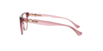 Versace Transparent Burgundy Cat Eye Frame