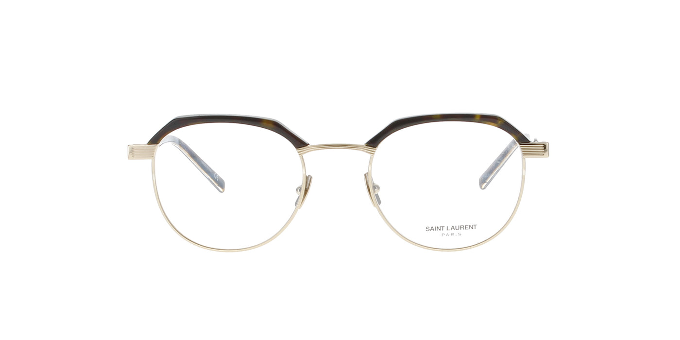 Havana and Gold Saint Laurent Frame