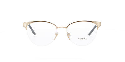 Gold Half Rim Versace Frame