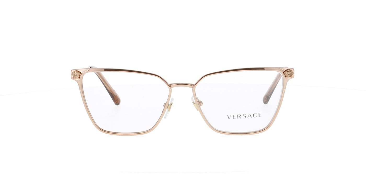 Polished Rose Gold Metal Versace Frame