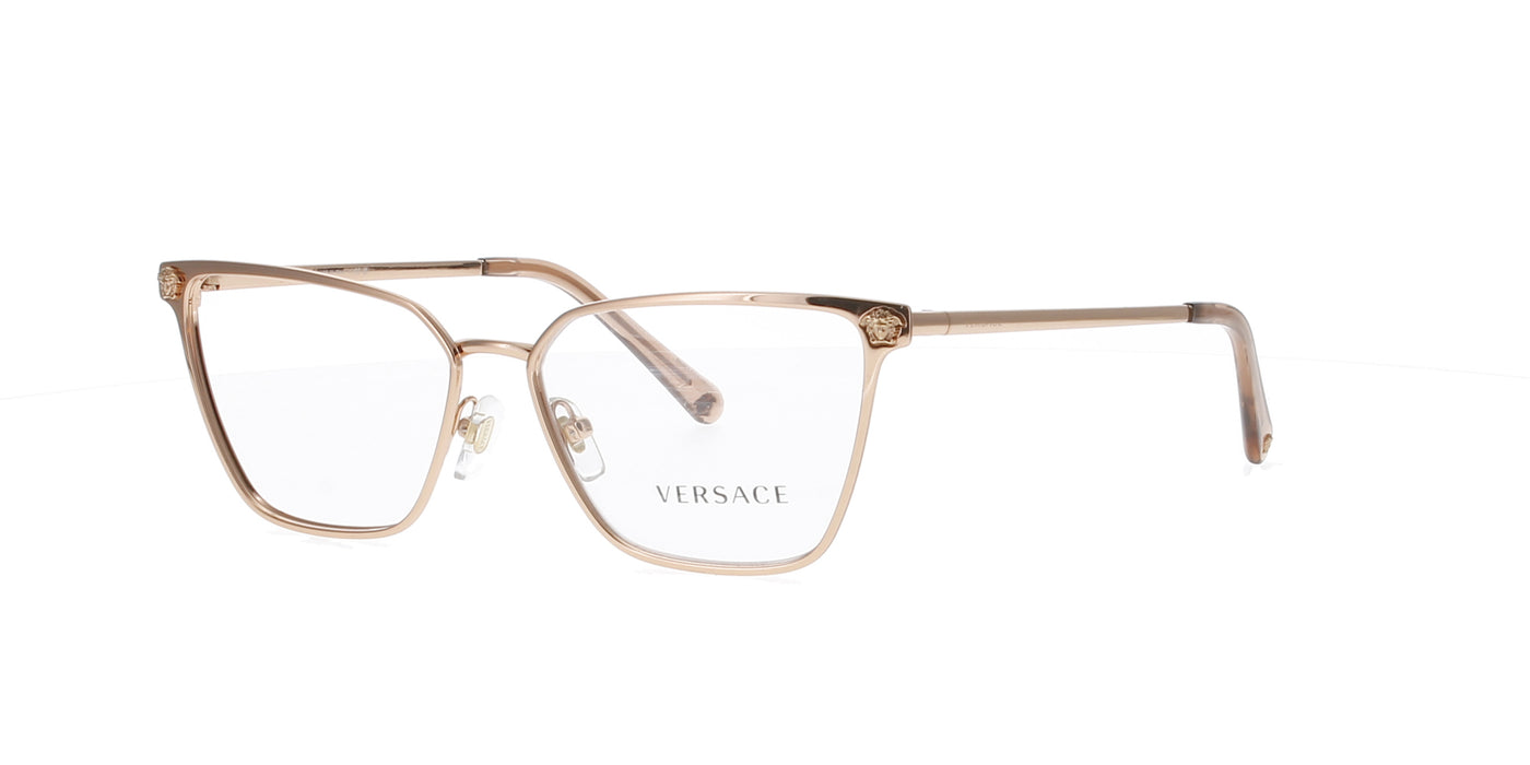 Polished Rose Gold Metal Versace Frame