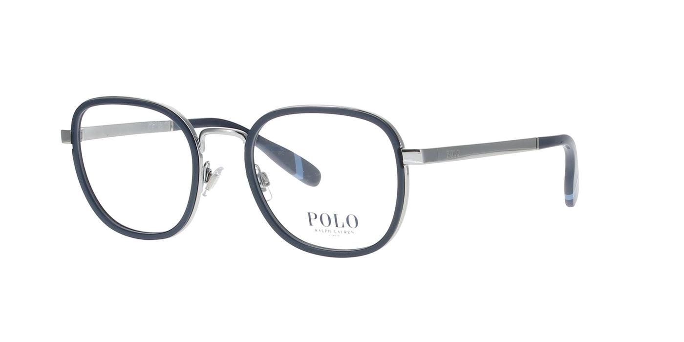 Navy Blue and Silver Polo Ralph Lauren Frame