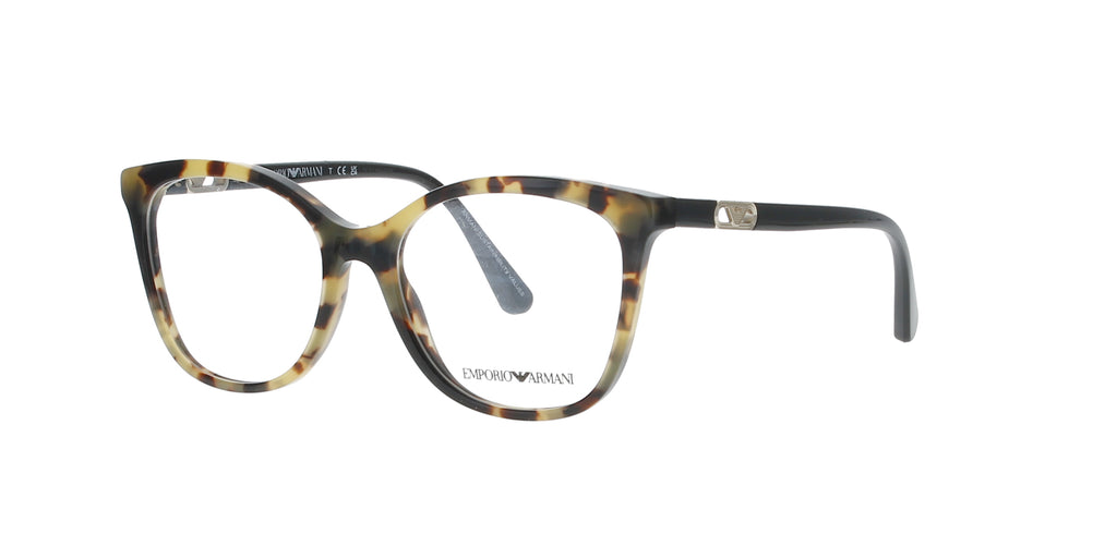 Shiny Yellow Havana Emporio Armani Frame