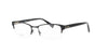 Matt Black Semi Rimless Max Mara Frame