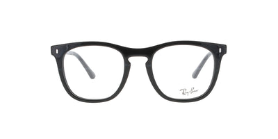 Square Polished Black Rayban Frame