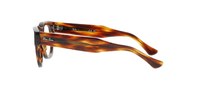 Glossy Striped Havana Rayban Mega Hawkeye Frame