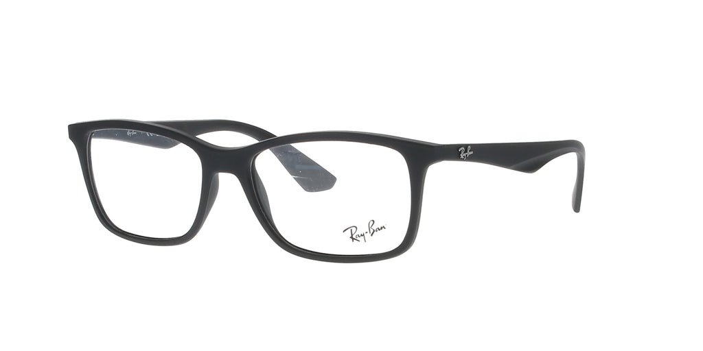 Matte Black Square Rayban Frame