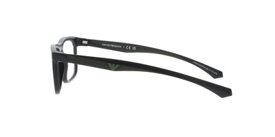 Matte Black Square Emporio Armani Frame