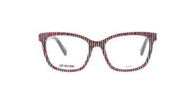 Pattern Black and Hearts Love Moschino Frame