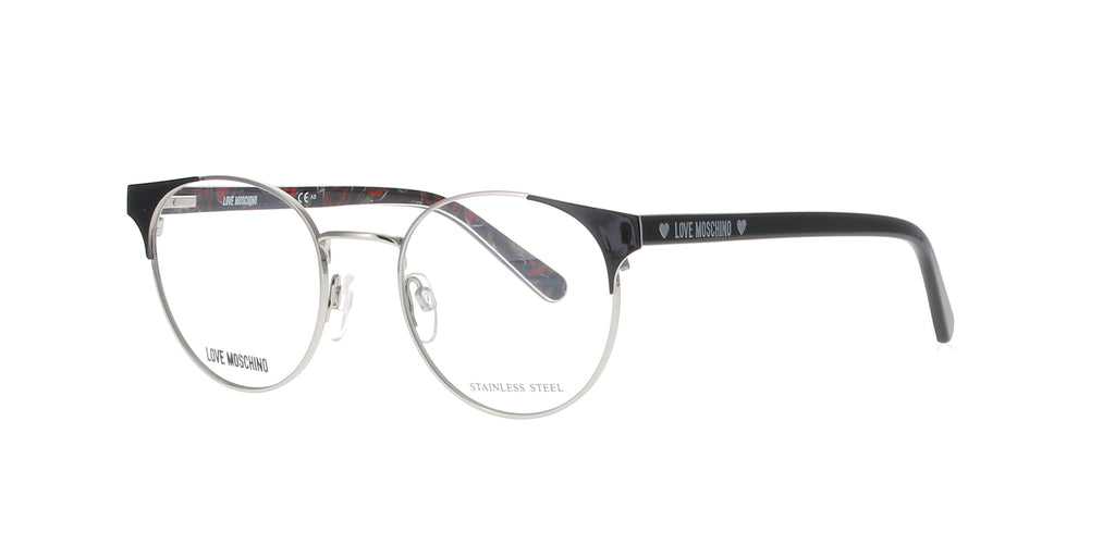 Silver and Black Love Moschino Frame