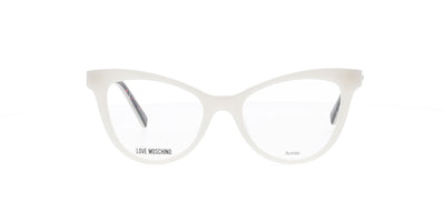 White Cat Eye Love Moschino Frame