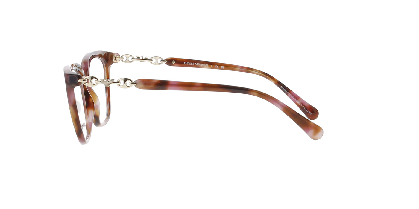 Shiny Havana Red Emporio Armani Frame