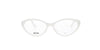 White Oval Moschino Frame