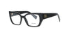 Polished Black Square Miu Miu Frame