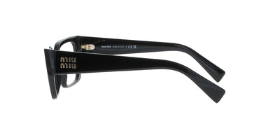 Polished Black Square Miu Miu Frame