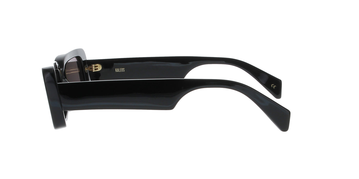 Glossy Black Rectangle Handmade Kaleos Sunglasses